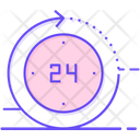 24 Hour Delivery Icon