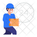 24 Hour Delivery Icon