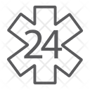 24 Hour Service Icon
