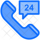24 Hours Customer Service 24 Hours Service Icon