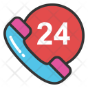24 Hours Helpline Icon