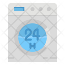 24 Hours Laundry Service Icon