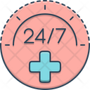 24 Hours Medical Services Icon