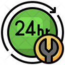 24 Hours Repair Repair Hours Icon