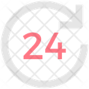 24 Hours Service  Icon