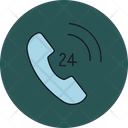 Support 24 Hours Service Customer Icon