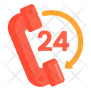 24 Hours Supoort Icon
