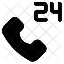 24 Hours Support Icon