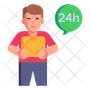 24 7 Delivery Icon