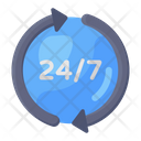 24 7 Service Icon