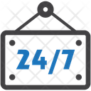247 24 7 Service Icon
