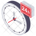 24 H Works Full Day All Time Icon