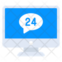 24 Hr Services 24 Hr Support Customer Support Icon