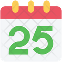 25 December Christmas 25 Icon