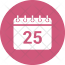 25 December Calendar Icon