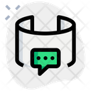 3 D Chat Screen Icon