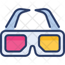 3 D Glasses Icon