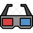 2 D Glasses Eyeglass Glasses Icon