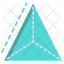 3 D Pyramid Icon