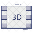 3 D Reel Icon