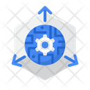 3 D Technology  Icon
