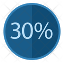 Percent Discount 30 Icon