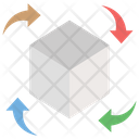 3 D Block Cubes Shapes Icon