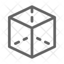 D Cube Geometric Icon