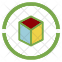 3 D Dimensional Hexahedron Icon
