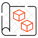 3 D Cubes Icon