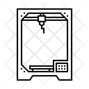 3 D Glassware Machine Icon