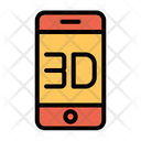 3D Mobile  Icon