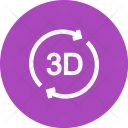 3 D Rotation Icon