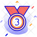 3rd Position Medal Place Icon