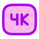 4 K Icono