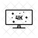 K Resolution Computer Icon