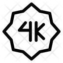 Four K Camera Icon