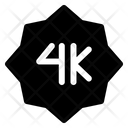 Four K Camera Icon