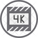 4 K Video Icon