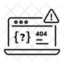 404 Error 404 Issue Web Error Symbol
