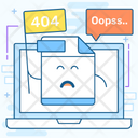 404 Error 404 Not Found Deadlink Icon