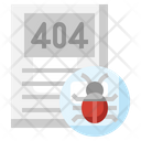 404 Error Error File Error Icon