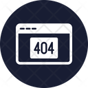 404 Error 404 Not Found Broken Or Deadlink Icon