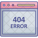 404 Error Message Icon