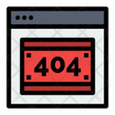 404 Page Error Icon