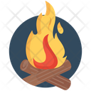 Campfire Bonfire Combustion Icon
