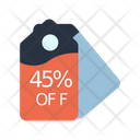 45% off tag Icon