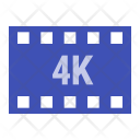 4 K Movie Icon