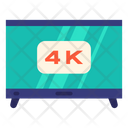 K Tv Tv Television Icon