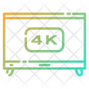 K Tv Tv Television Icon